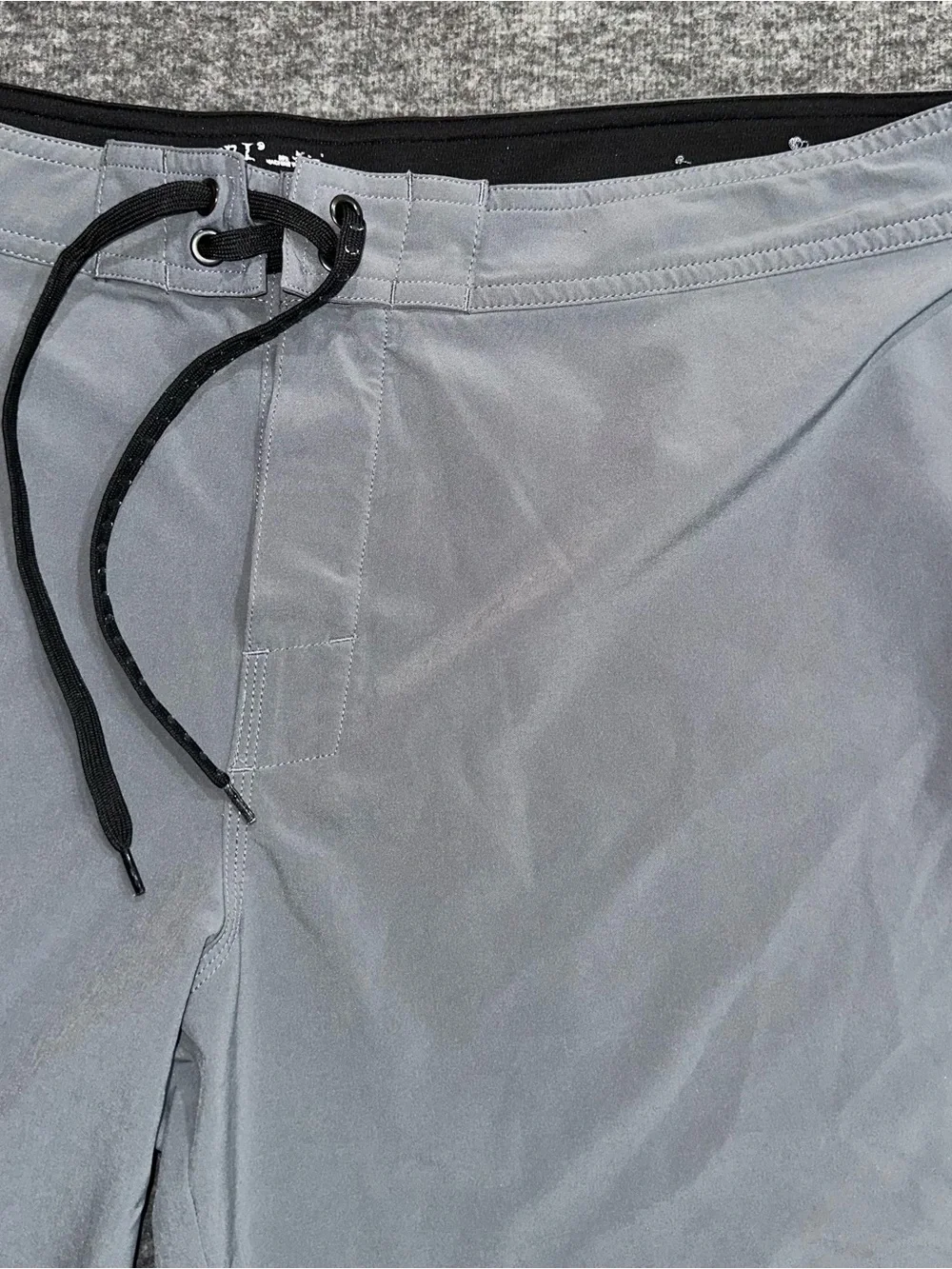 Māori Hook Gray Board Shorts Surf Swim Hybrid Men's XL 38 Performance